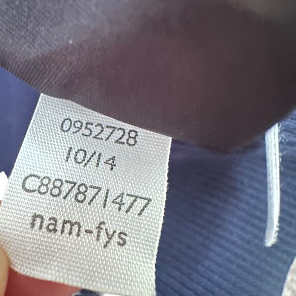 Tommy Hilfiger XL Cotton Cardigan Sweater Blue Teal White Striped Button Up - Picture 8 of 8